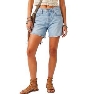 Levi Strauss 501 Womens Jean Shorts Sz W27 Jeans High Waist Distressed Casual